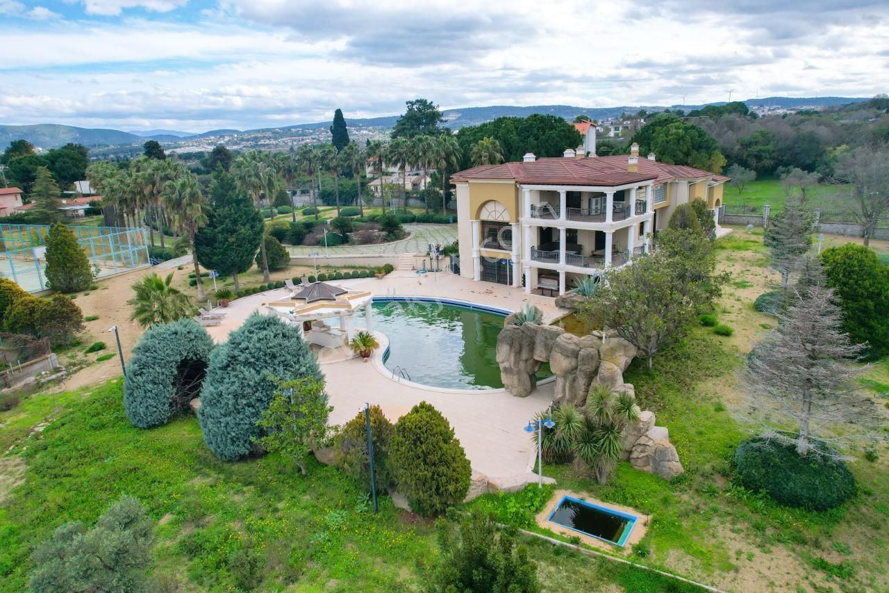 Urla İskele Ağaçlı Yolda 14 Dönüm Arsa İçerisinde Satılık Villa - Görsel 5