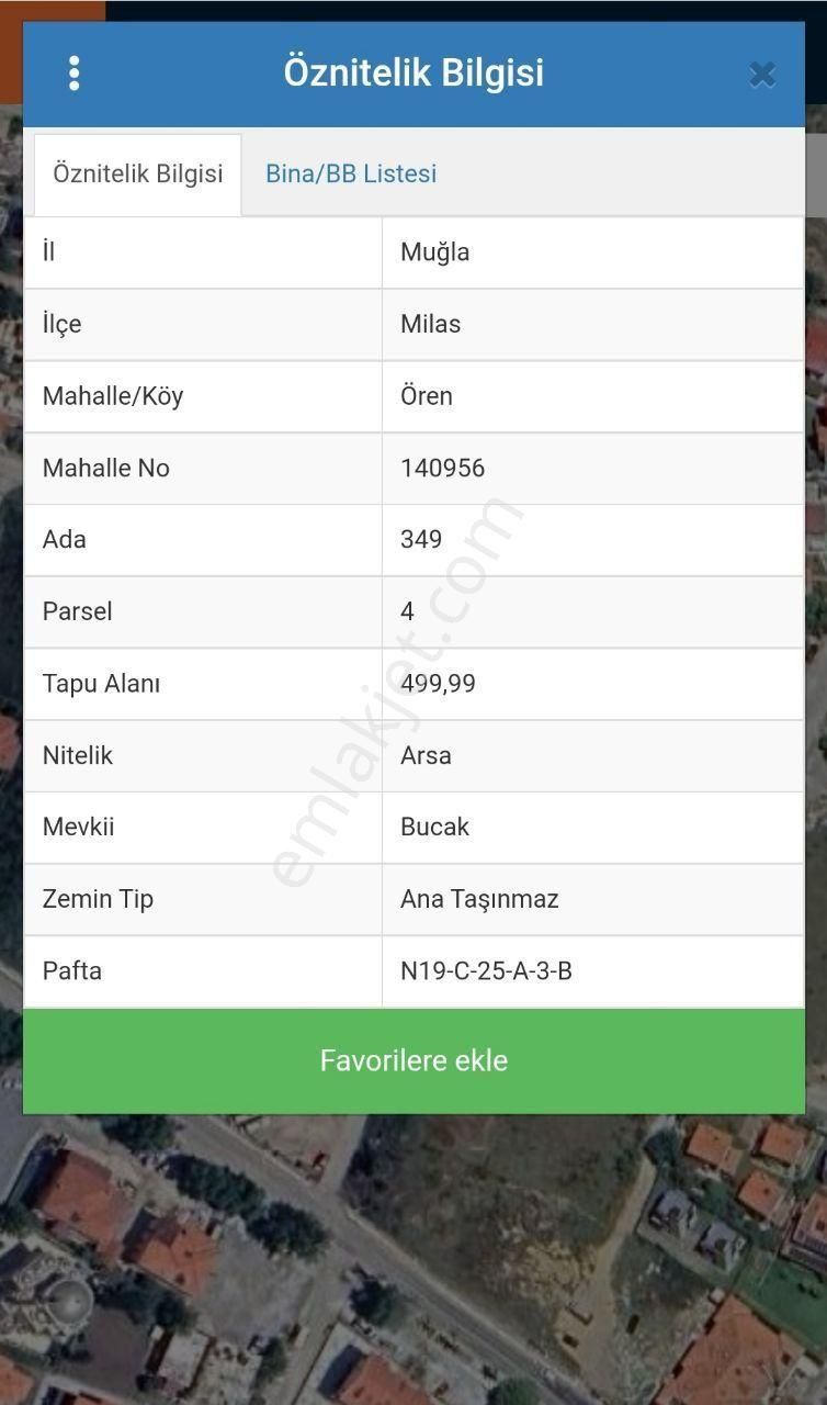 Milas Örende Villa İmarlı Arsa 499m2 - Görsel 4
