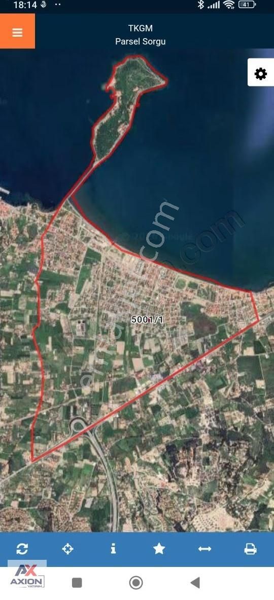 Urla İskelede Satılık Villa Arsası