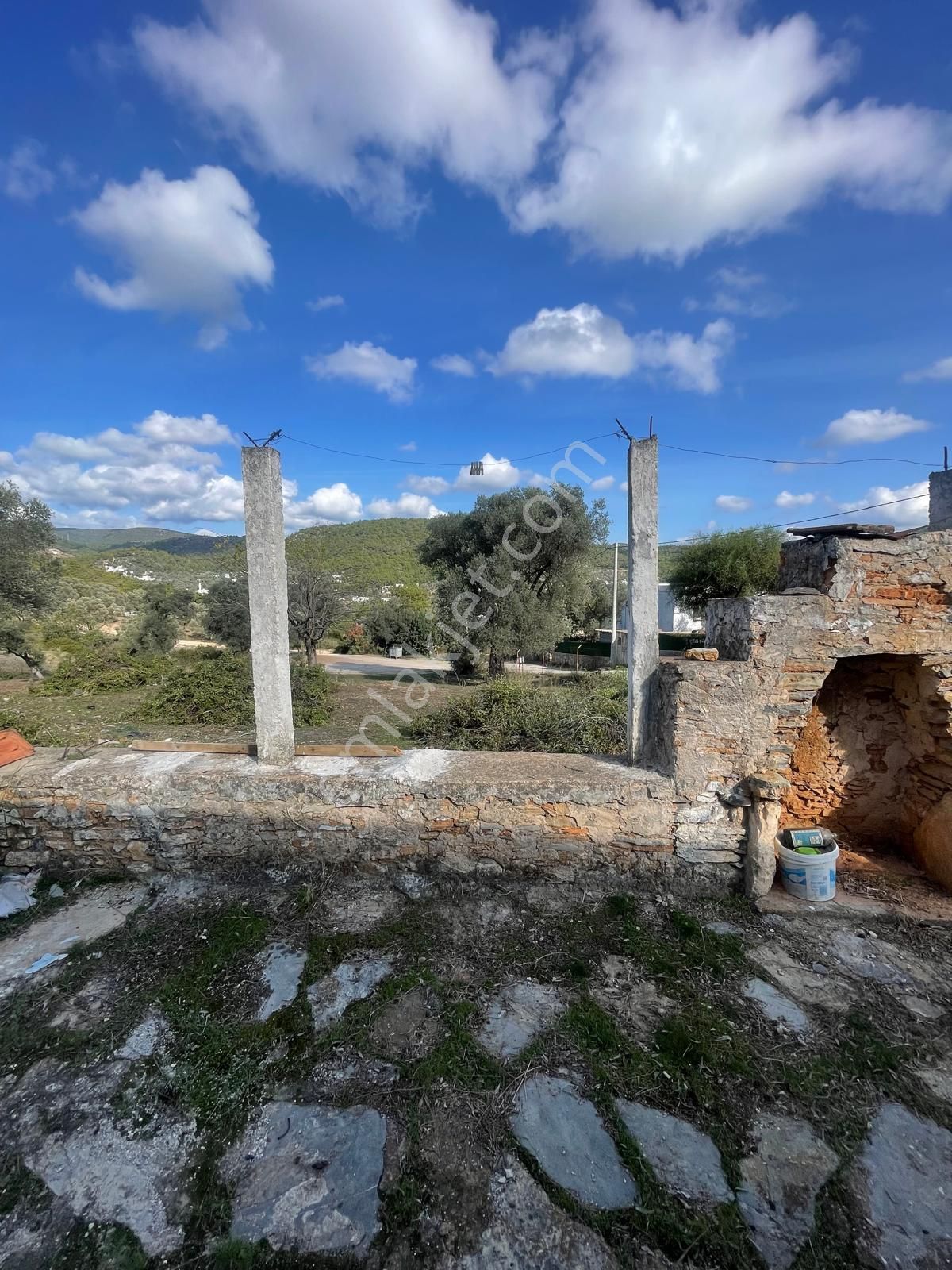 Bodrum Kızılağaç İçinde Kargir Ev Ve Avlusu Mevcut 786 M2 Arsa - Görsel 14