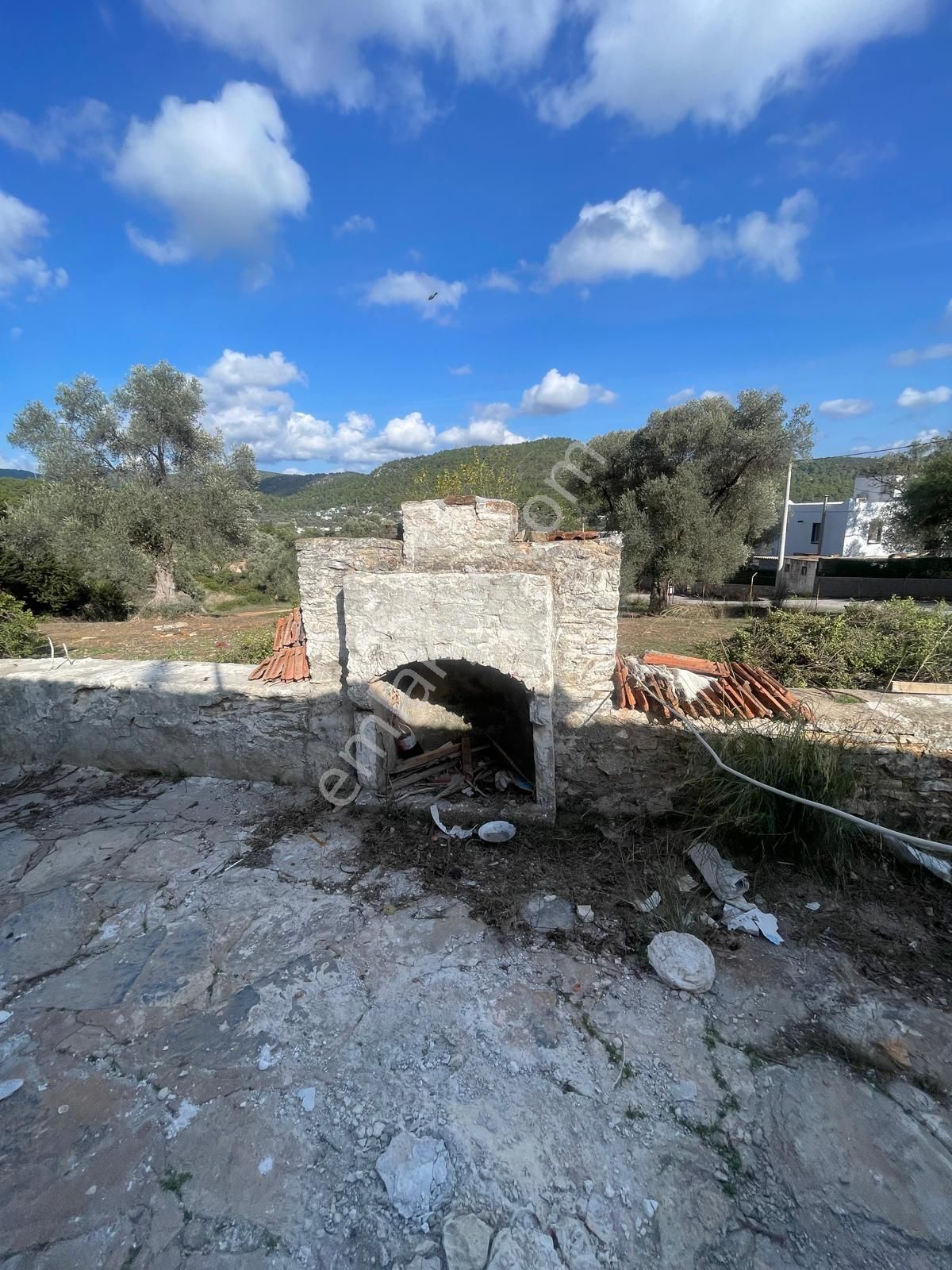 Bodrum Kızılağaç İçinde Kargir Ev Ve Avlusu Mevcut 786 M2 Arsa - Görsel 17