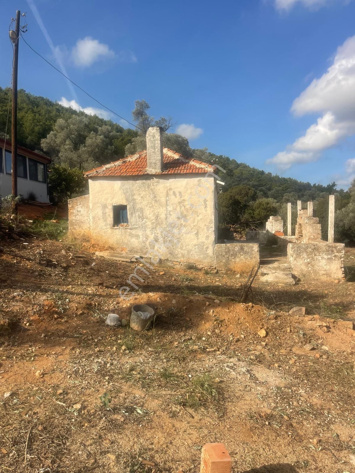 Bodrum Kızılağaç İçinde Kargir Ev Ve Avlusu Mevcut 786 M2 Arsa - Görsel 6