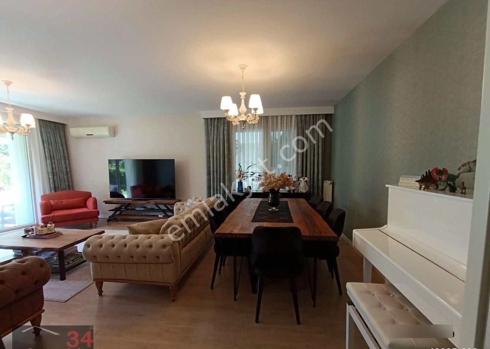 Küçükçekmece Atakent'te Satılık 3+1 Bahçe Katı, Sosyal Donatılı Lüks Site İçinde! - Görsel 11