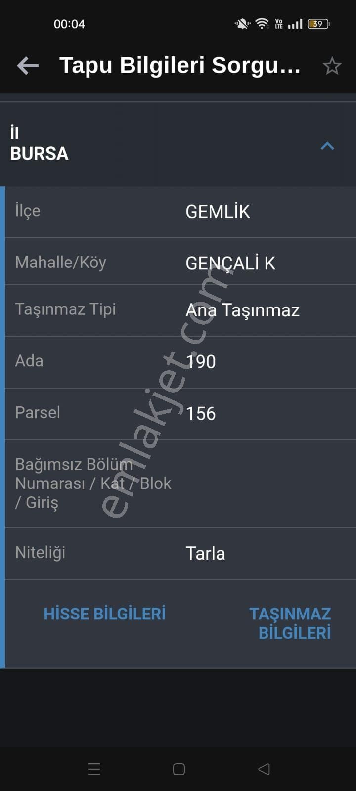 Gemlik Gençalide Satılık - Görsel 4