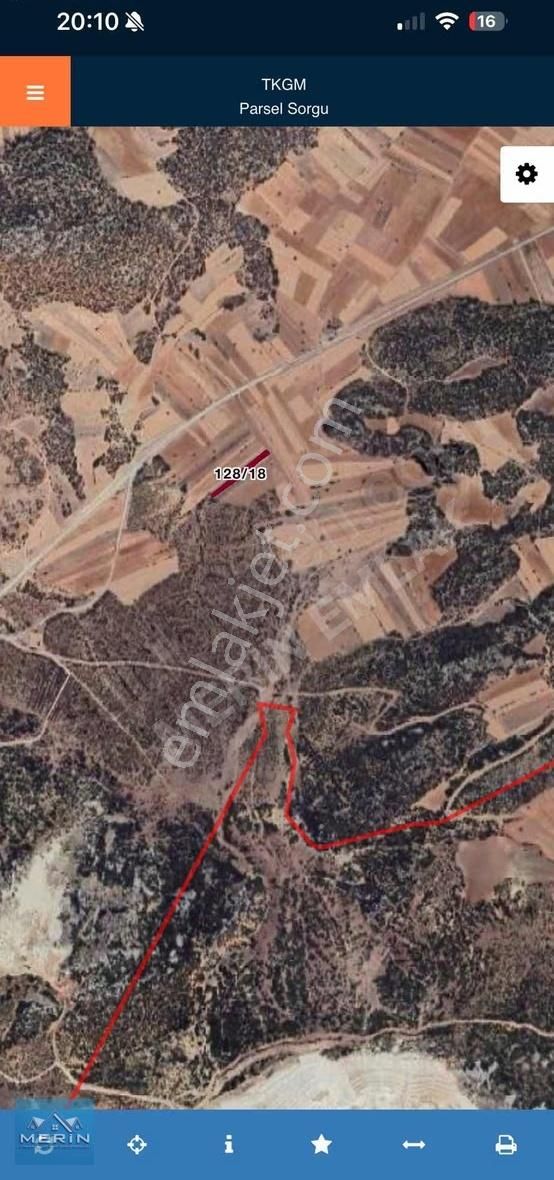 Burdur Merkez Kocapınar'da 1023m2 Yola Yakın Satılık Tarla - Görsel 4