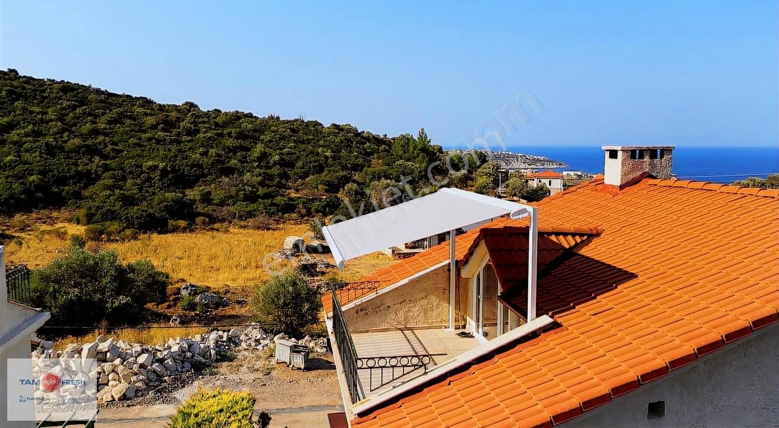Karaburun Saip Mahallesinde Deniz Manzaralı 3+1 Tripleks Villa - Görsel 31