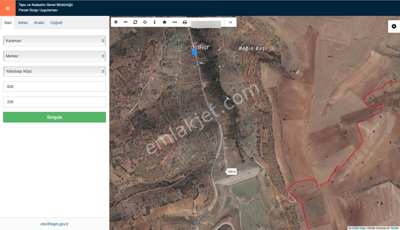 Karaman Yollarbaşı Özkesde Satılık Müstakil Tek Tapulu Bahçe - Görsel 3