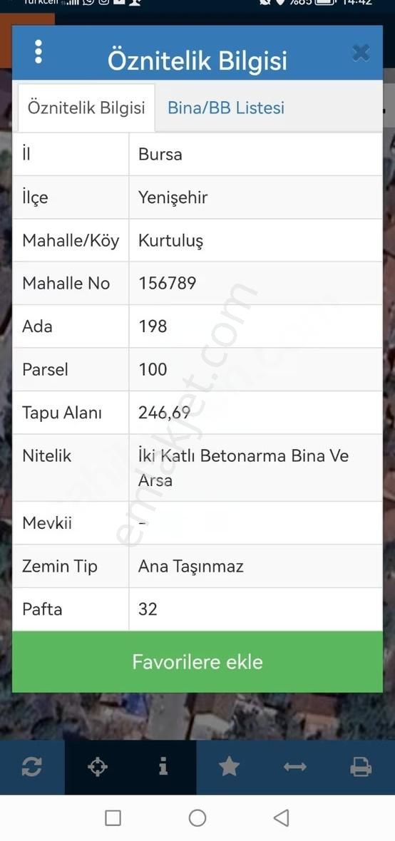 Bursa Yenişehir Kurtuluş'ta Satılık 452 M² Arsa Ve Müstakil Ev - Görsel 3