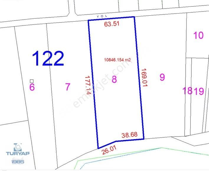 Turyap Aydemirden Orhangazi Örnekköyde 10.846 M2 Satılık Tarla - Görsel 5