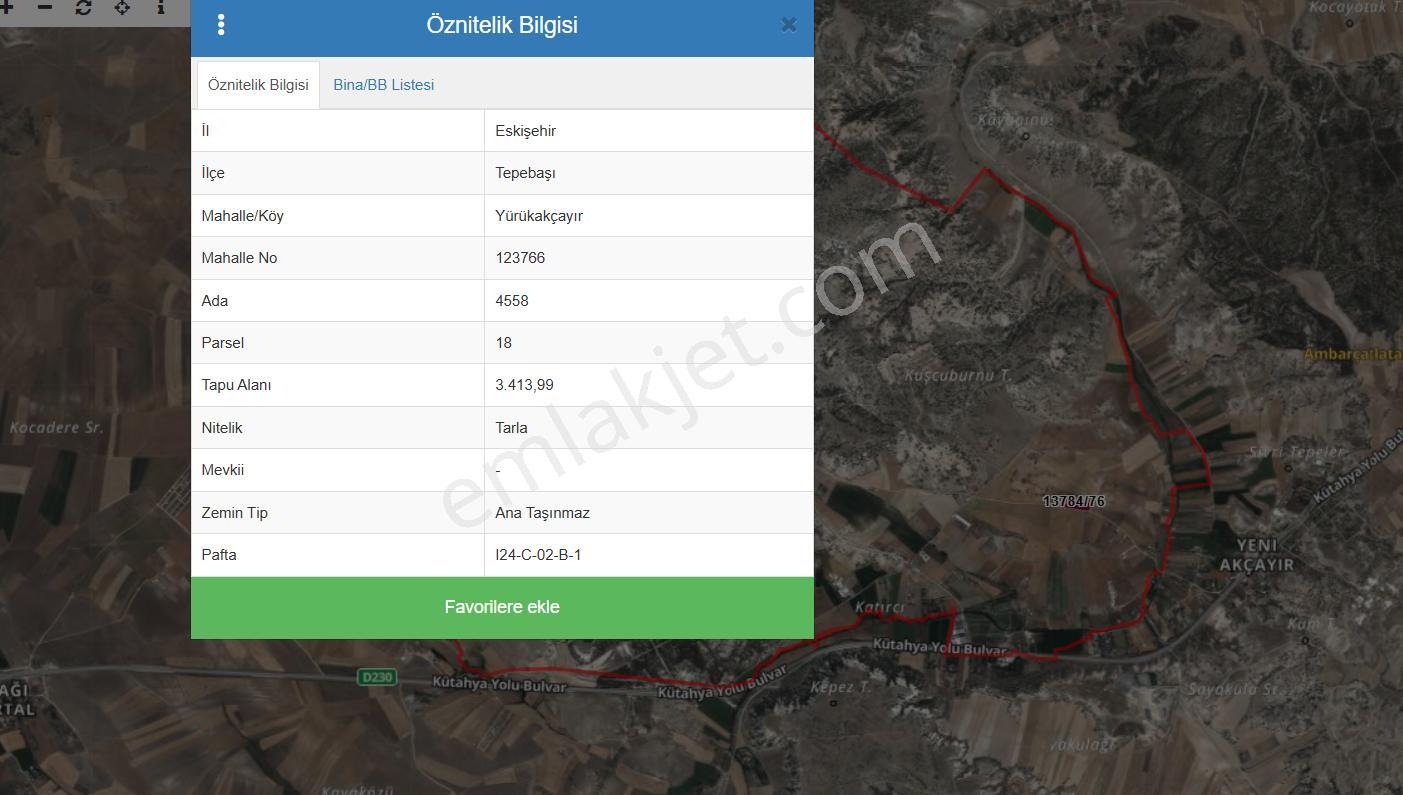 Esgyo'dan Yürükakçayır'da 3413 M2 Yolu Açılmış Satılık Tarla - Görsel 4