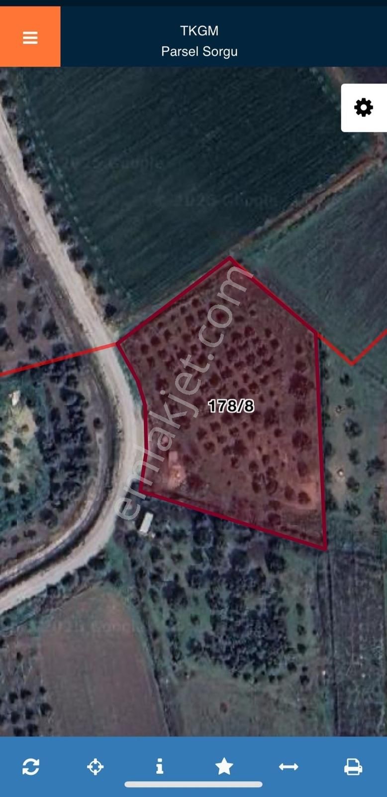 Satılık Müstakil Tek Tapulu Tarla Menemen Türkelli - Görsel 2