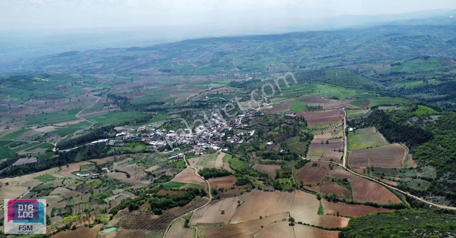 Bursa Yenişehir Kızılköy'de - Yola Cephe 7.629 Çiftlik Arazisi