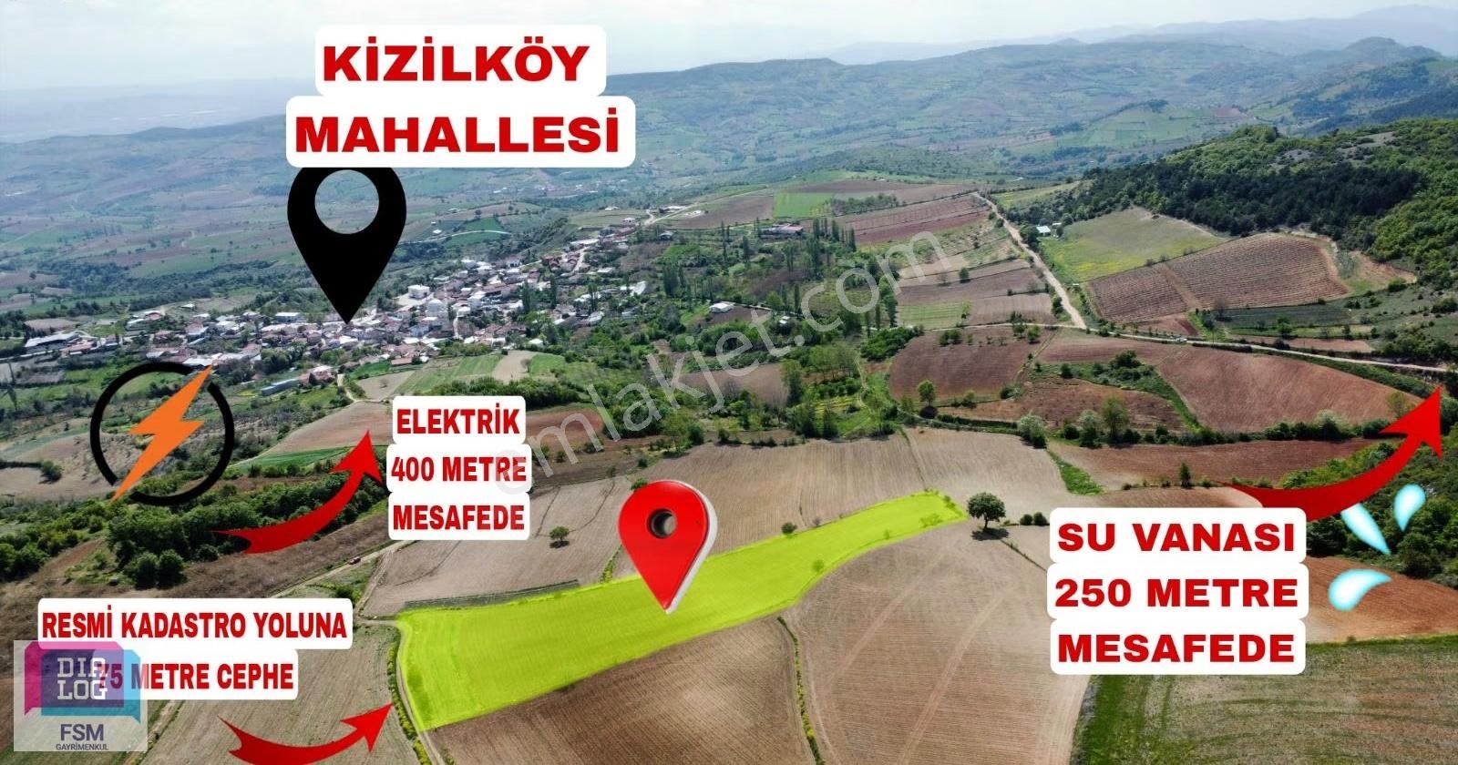 Bursa Yenişehir Kızılköy'de - Yola Cephe 7.629 Çiftlik Arazisi - Görsel 20