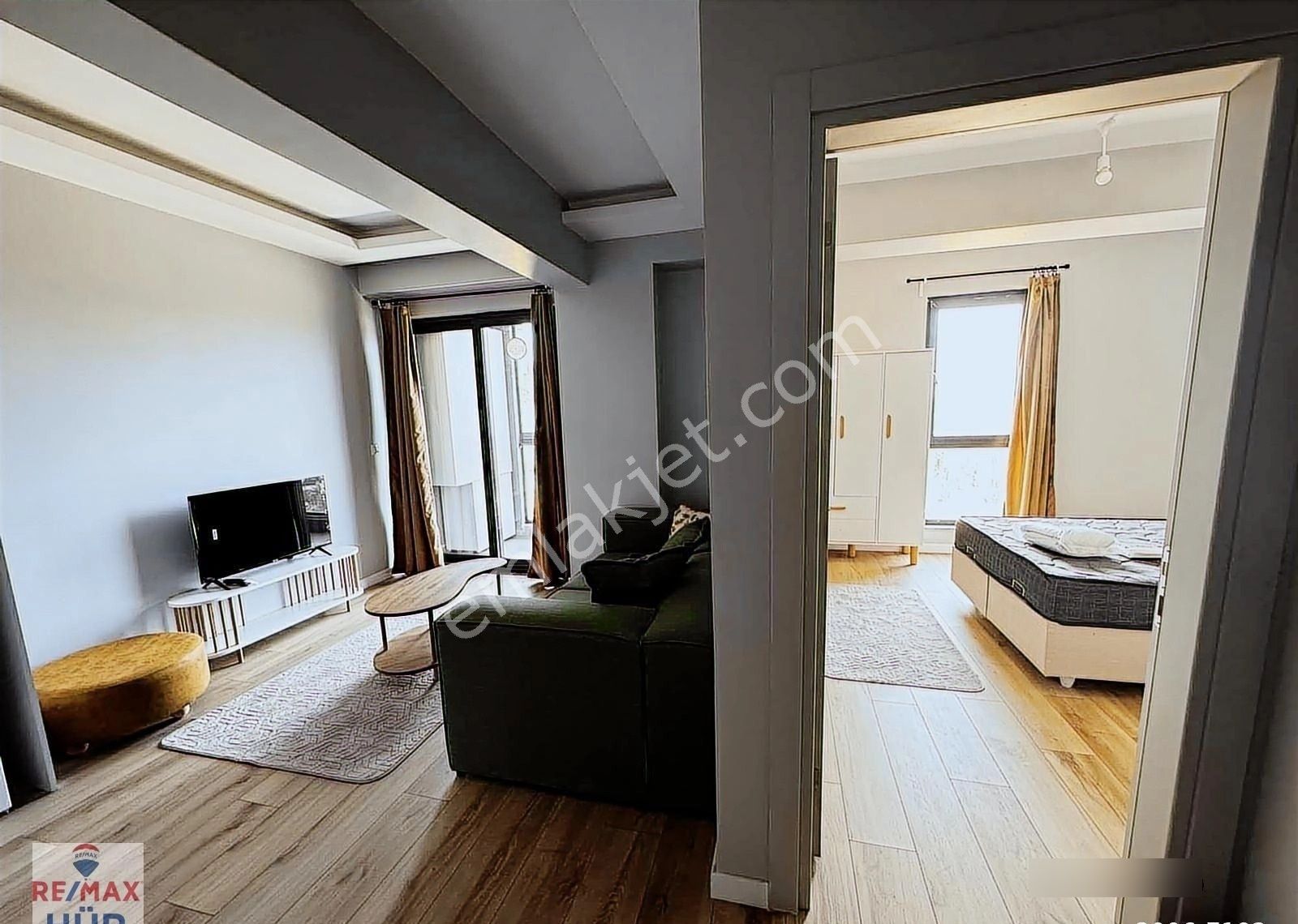 Remax Hür İlke Aydaş'tan Yeni Ve Eşyalı 1+1 Kiralık Daire - Görsel 15