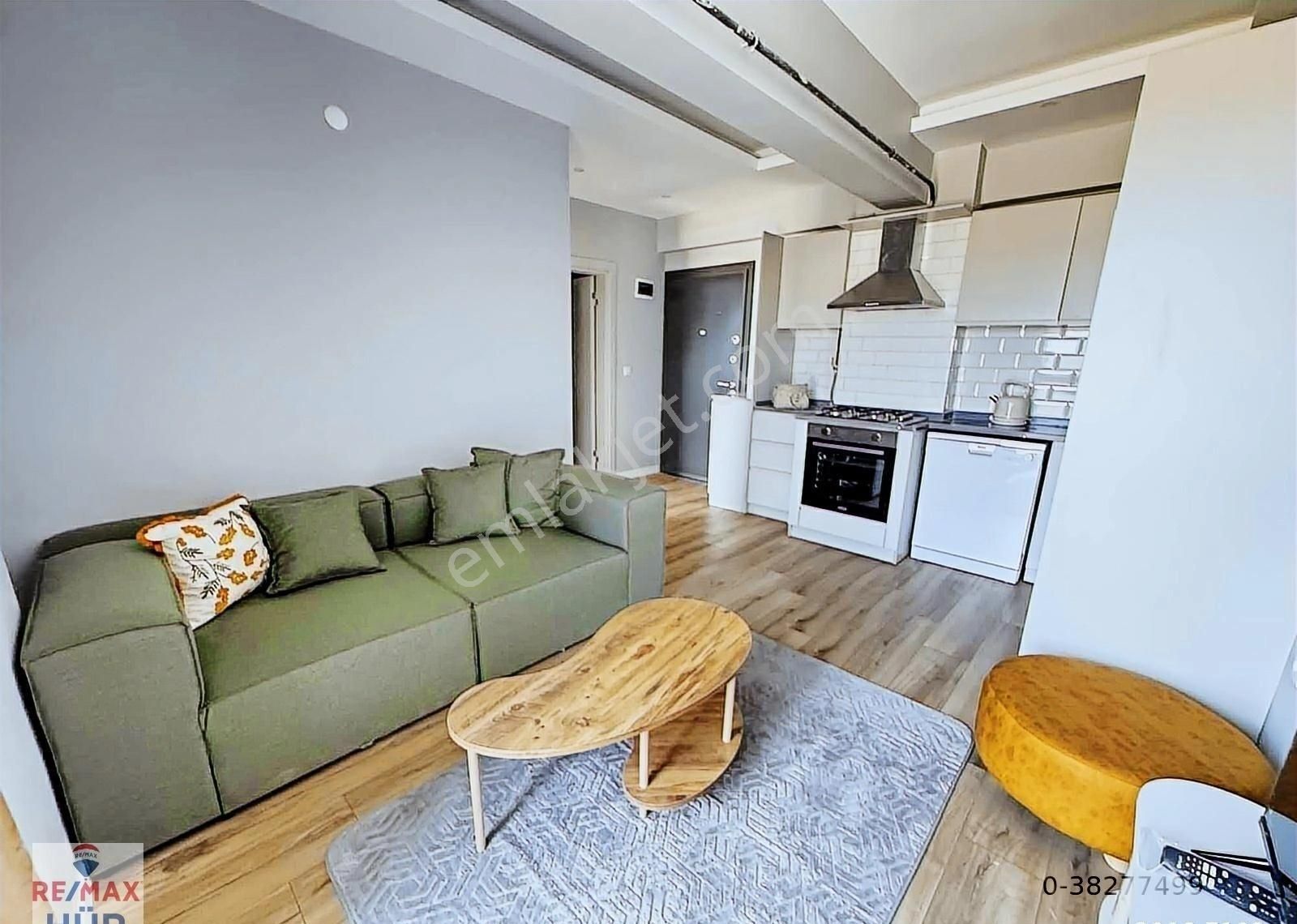 Remax Hür İlke Aydaş'tan Yeni Ve Eşyalı 1+1 Kiralık Daire - Görsel 22