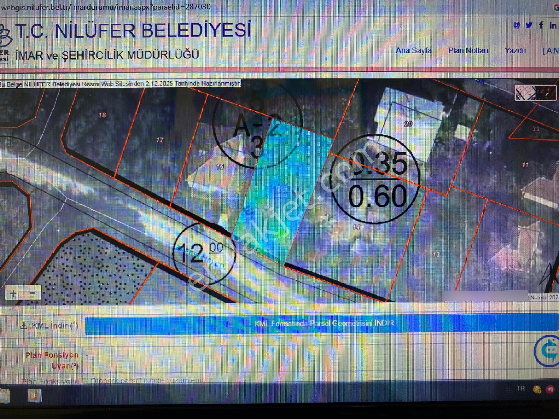 Çalı Gümüşlük'te 427m2 2.5 Kat İmarlı Manzaralı Fırsat Arsası... - Görsel 2