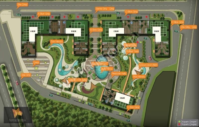 Terrace Mix 1+0 Peyzaj Cephe Hemen Teslim Satılık Uygun Daire - Görsel 16