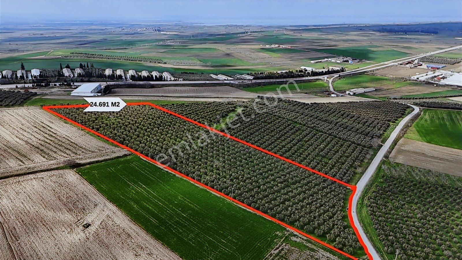 Çalışkanlar Gyo'dan Aksakalda Satılık 25 Dönüm Satılık Arazi