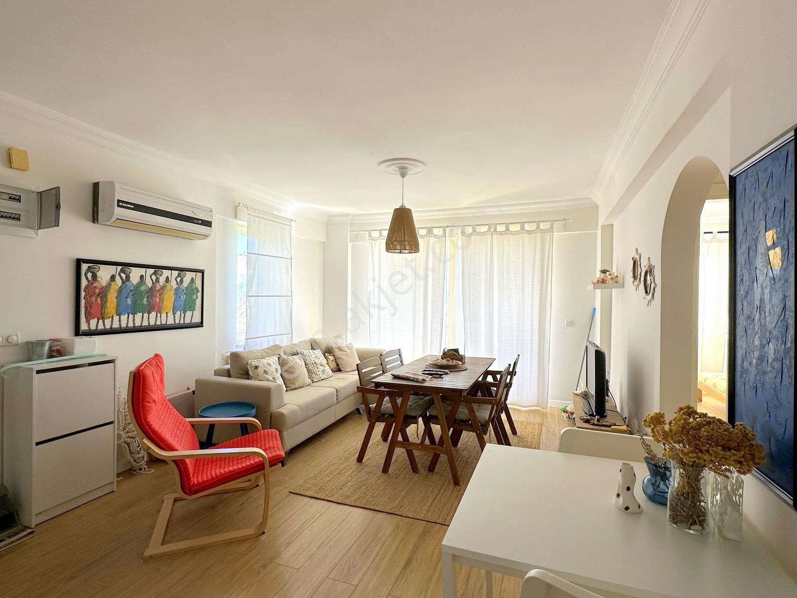 Bodrum Plajlı Sitede 400m2 Köşe Bahçeli Eşyalı Manzaralı Daire - Görsel 5