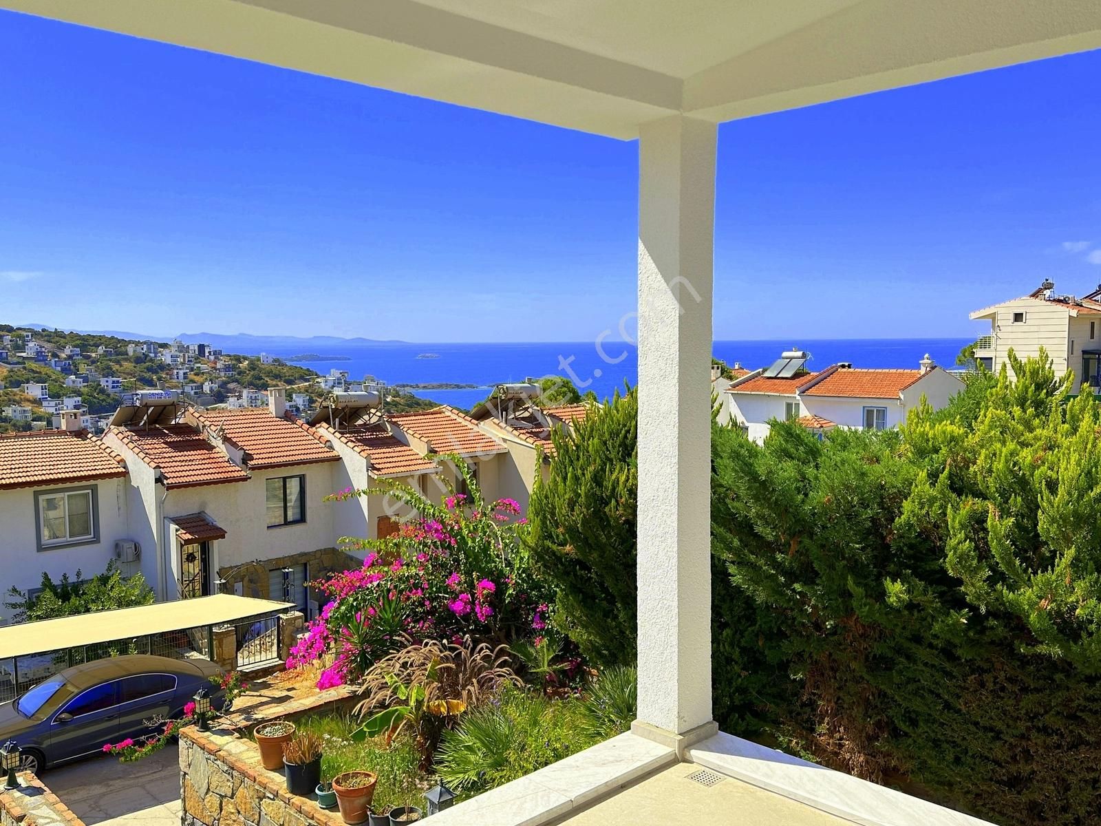 İncekum Denize Sıfır Plajlı Sitede Bahçeli Köşe Villa - Görsel 21