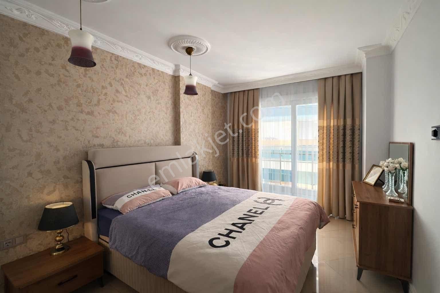 Mahmutlar Avm'nin Yanında 1+1 Lüx Eşyalı Kiralık Daire - Görsel 17