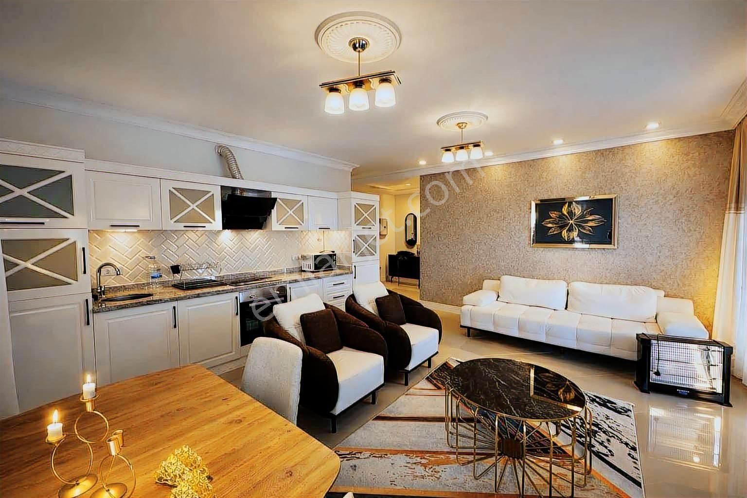 Mahmutlar Avm'nin Yanında 1+1 Lüx Eşyalı Kiralık Daire - Görsel 3