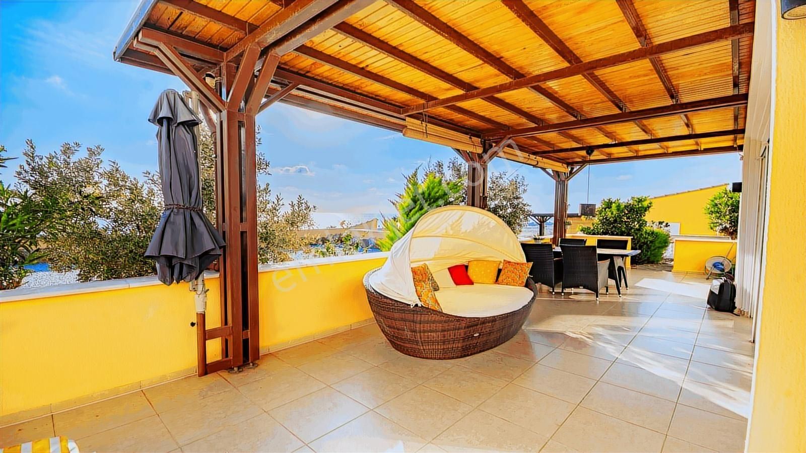 İkamete Uygun Teraslı 2+1 | Full Deniz Manzara - Görsel 7