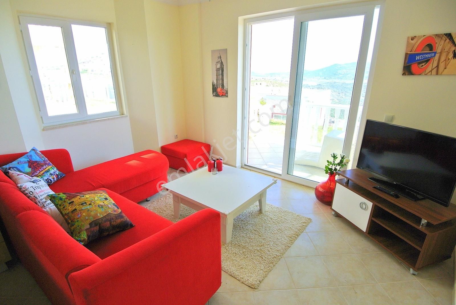 Adabükü Holiday Resort'ta Büyük Köşe Bahçeli Eşyalı Daire - Görsel 32