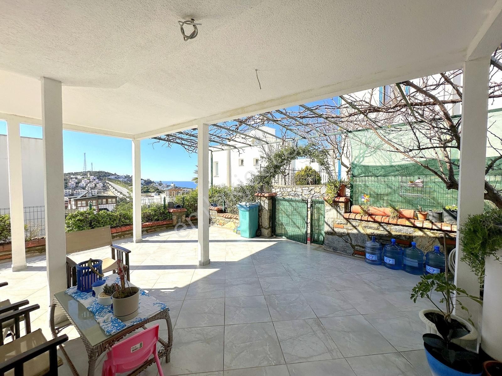 Bodrum Kumsal Plajlı Sitede Düzayak Köşe Bahçeli Müstakil Ev - Görsel 34