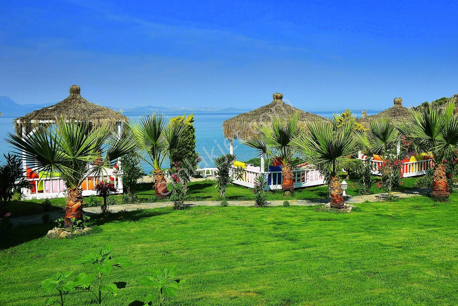 Turkuaz Kum Plajlı Sitede Yeni Bina Full Eşyalı Müstakil Villa - Görsel 18