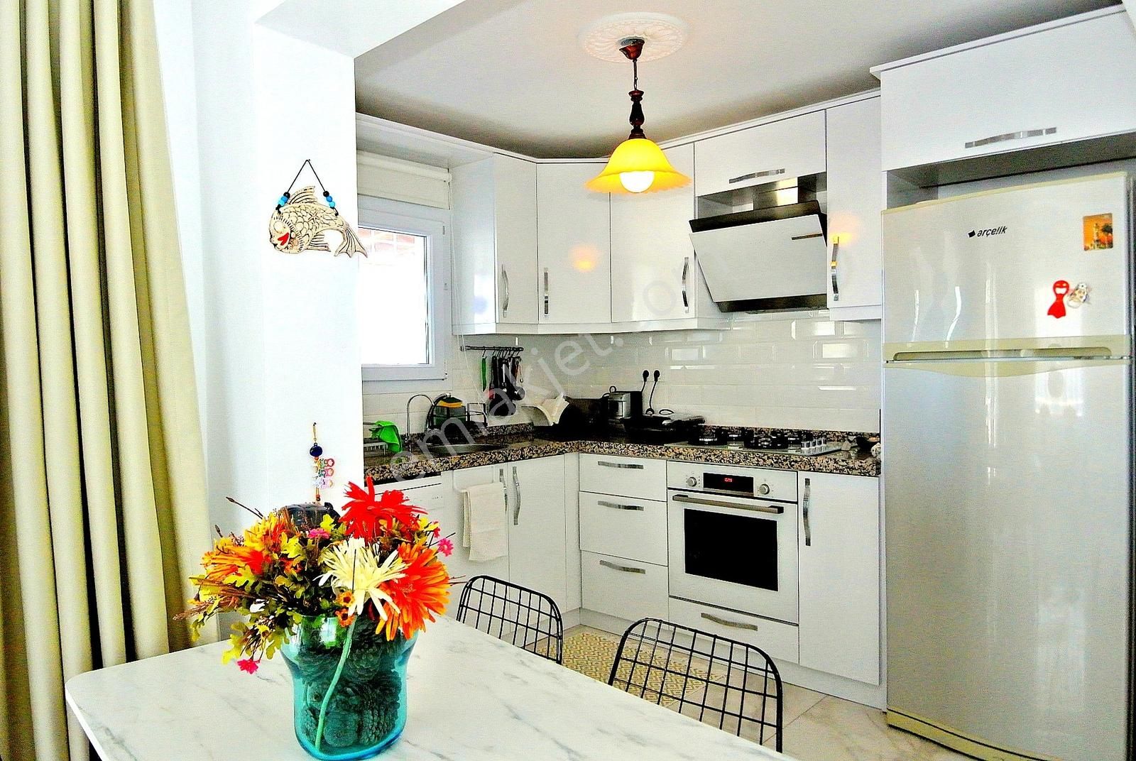 Turkuaz Kum Plajlı Sitede Yeni Bina Full Eşyalı Müstakil Villa - Görsel 23