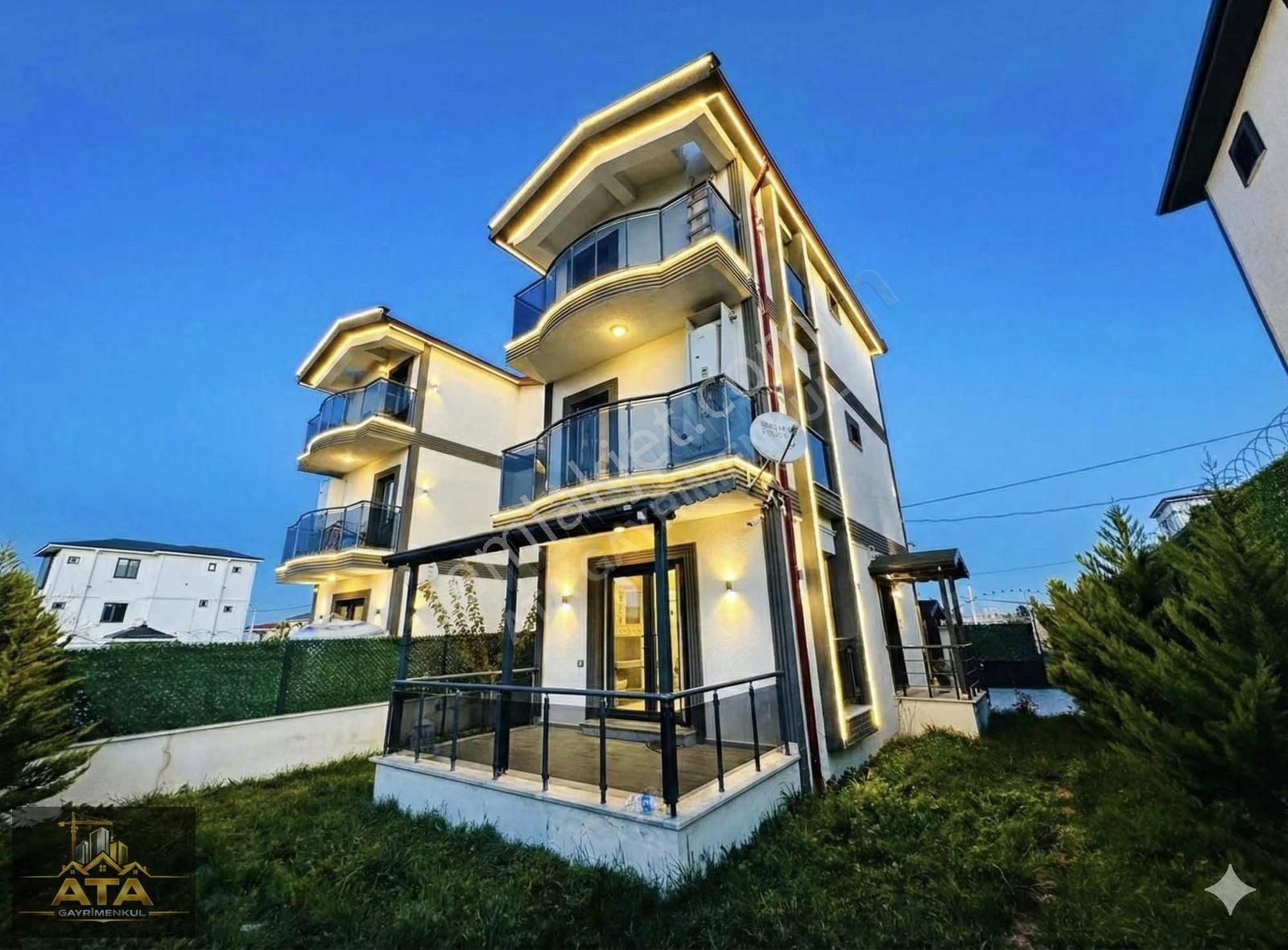 ꧂denize E'5 E Yürüme Mesafesinde ミ 4+1 Müstakil Masrafsız Villa꧂ - Görsel 12