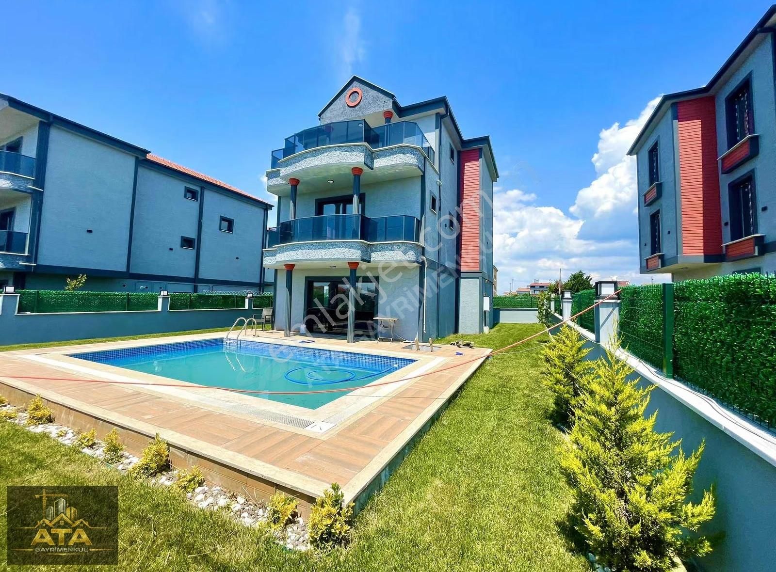 ^^ Yaza Villanızda Girin ^^ 6+1 Tam Müstakil Havuzlu Önü Park ^^ - Görsel 28