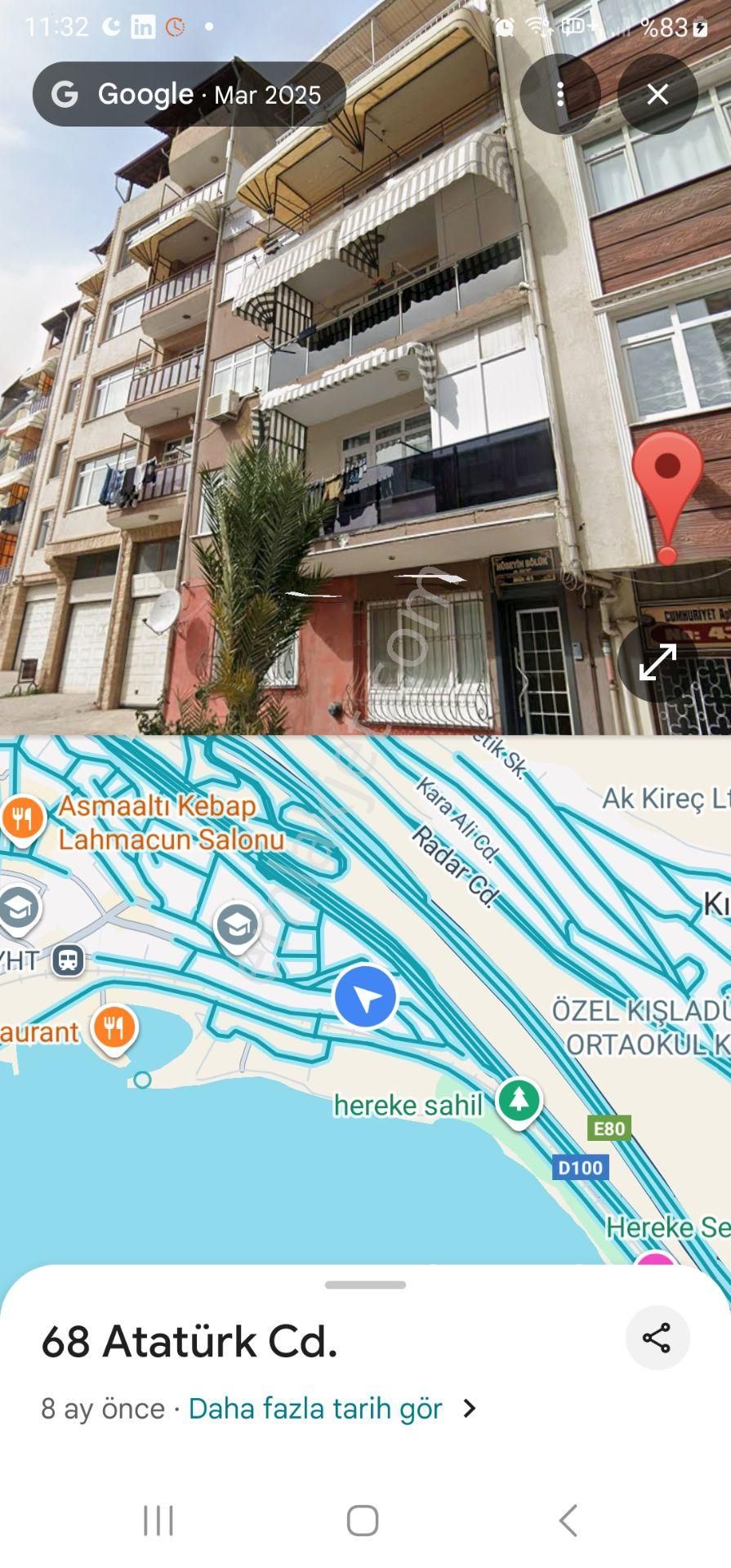 Hereke Agahateş Atatürk Caddesine Cephe Satılık 3+1 Daire - Görsel 33