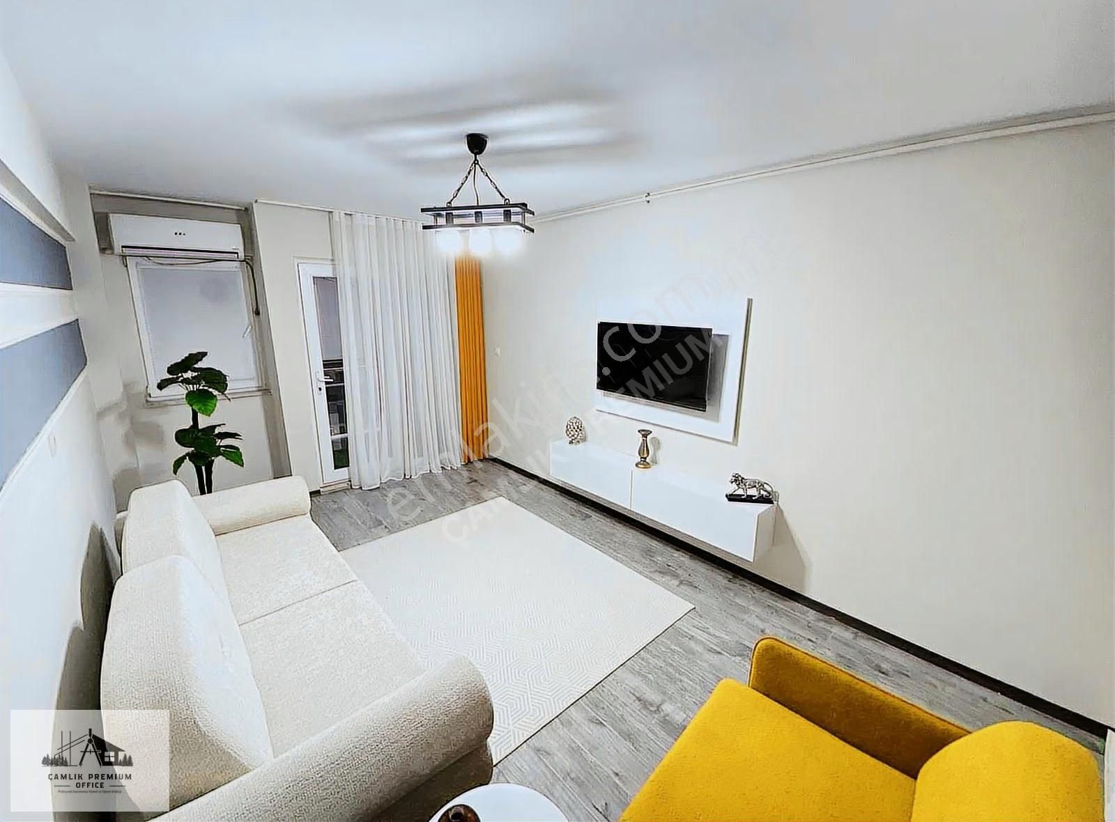 Hacıkaplanlar'da Kiralık Sıfır Eşyalı 1+1 Balkonlu Arakat Daire