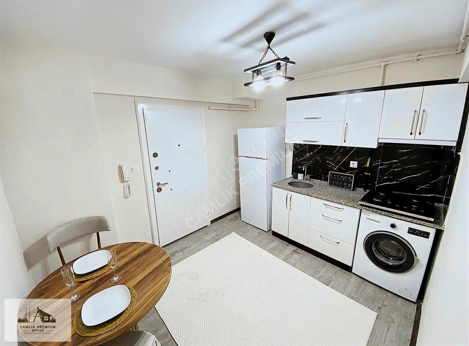 Hacıkaplanlar'da Kiralık Sıfır Eşyalı 1+1 Balkonlu Arakat Daire - Görsel 9