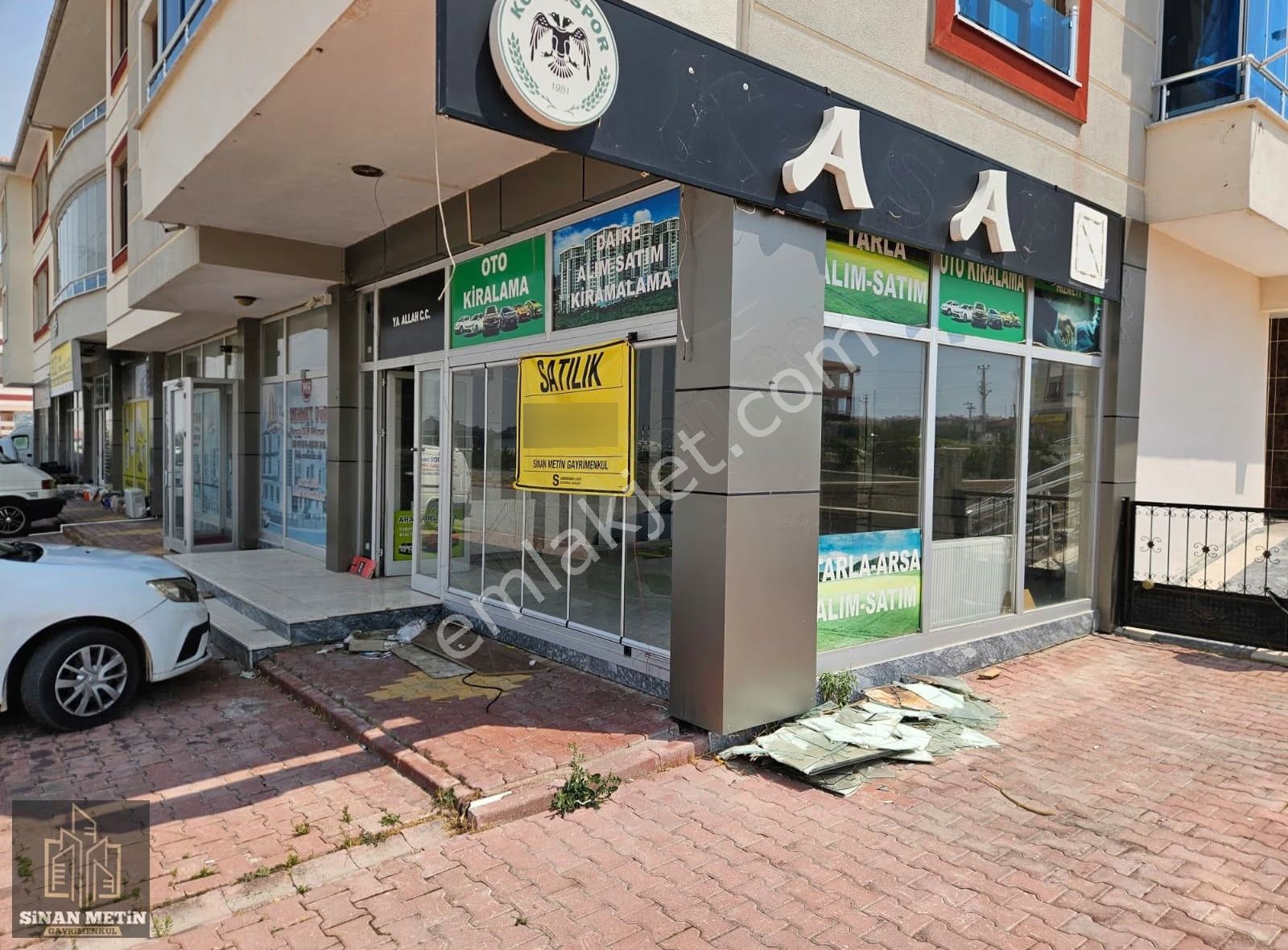 İsmail Kaya Caddesinde 45m2 Zemin + 45m2 Bodrum Köşe Dükkan