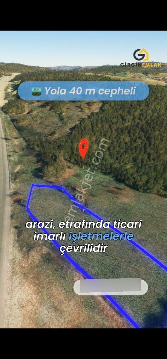 Kavak Hacıllı,da Anayola Cephesi Bulunan İmar Potansiyelli Tarla - Görsel 2