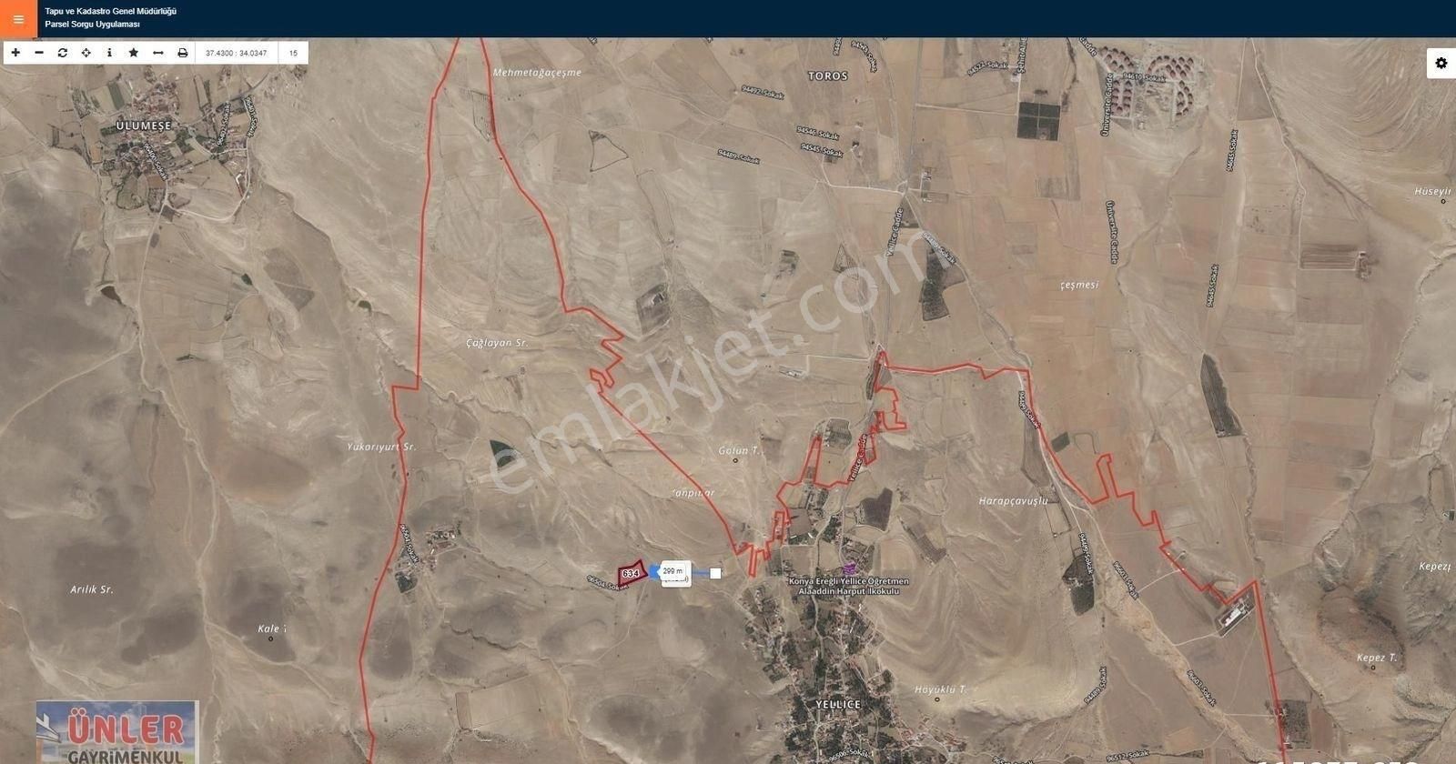 Tokiye 3 Km Mesafede Asfalta Sıfır Tek Tapulu 8900 Metrekare Tarla Yatırımlık - Görsel 9