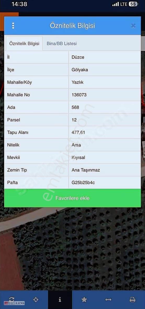 Gölyaka Yazlık Mahallesinde İmarlı 477m2 Arsa - Görsel 4
