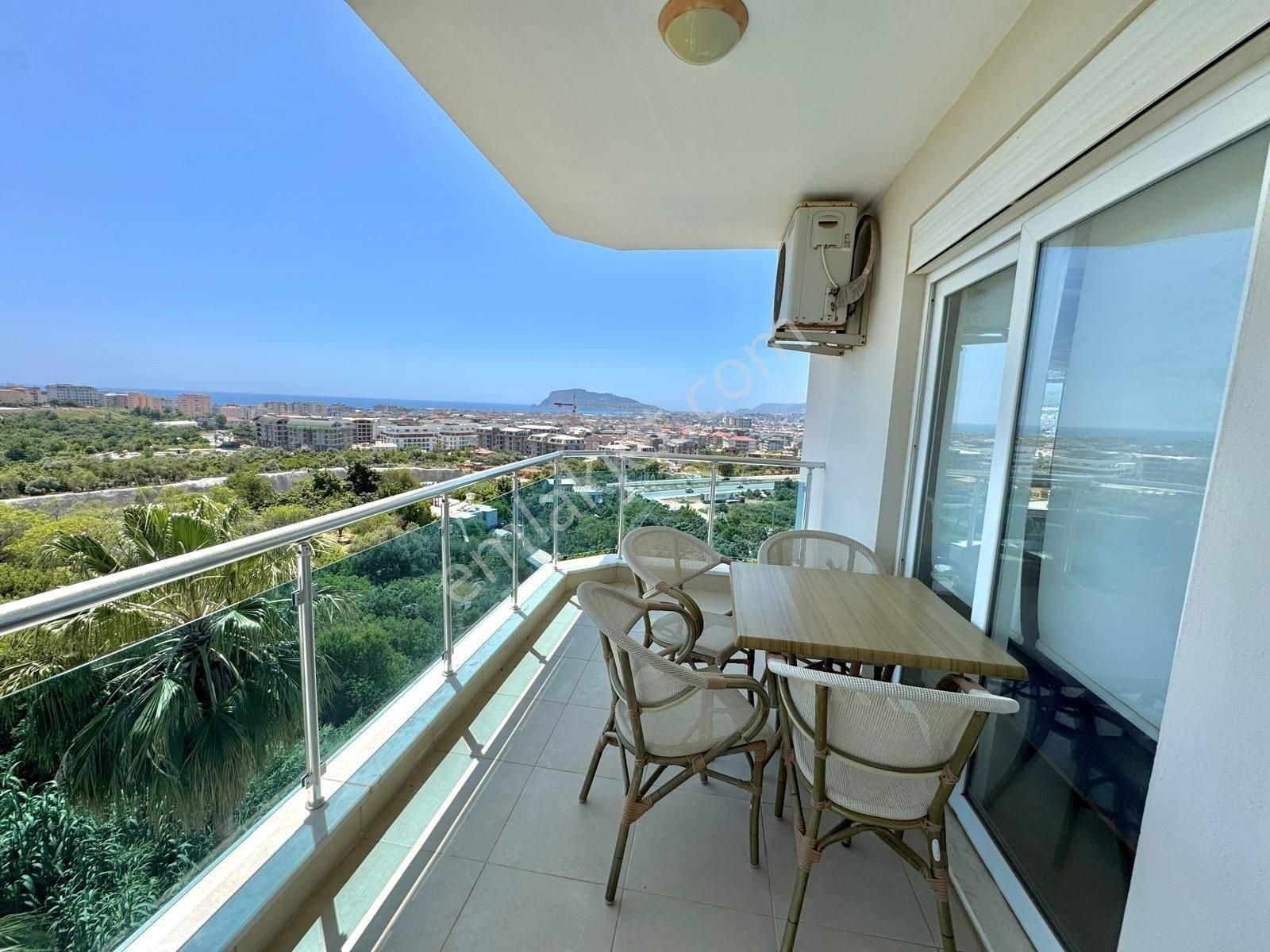 Alanya Oba 3+1 Full Eşyalı Deniz Ve Kale Manzaralı Satılık Daire - Görsel 12