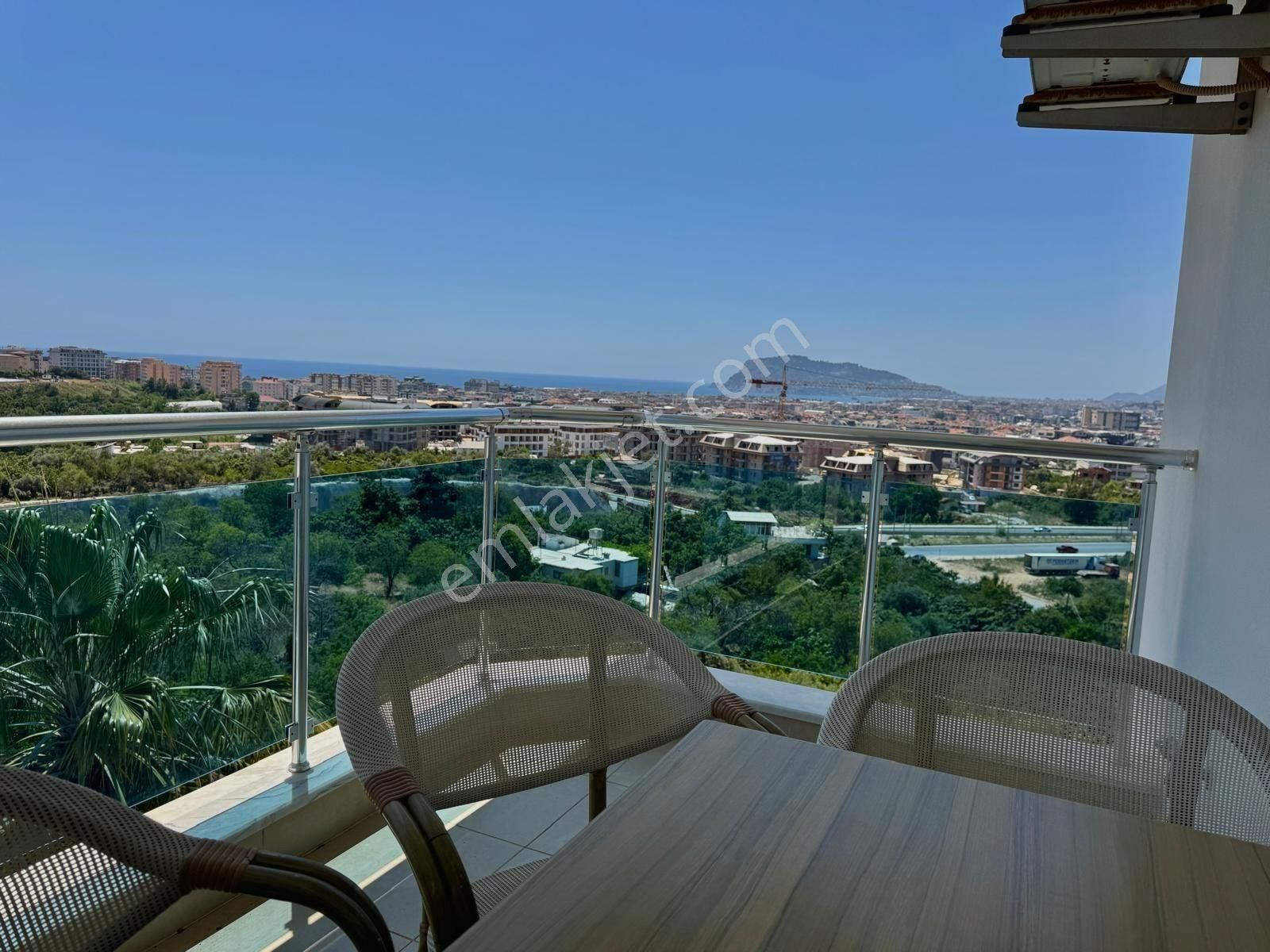 Alanya Oba 3+1 Full Eşyalı Deniz Ve Kale Manzaralı Satılık Daire - Görsel 15