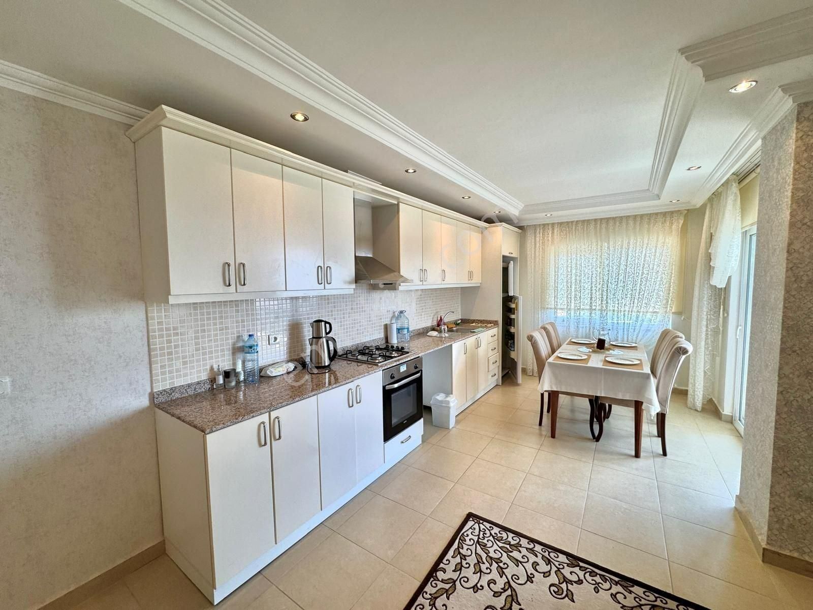 Alanya Oba 3+1 Full Eşyalı Deniz Ve Kale Manzaralı Satılık Daire - Görsel 4