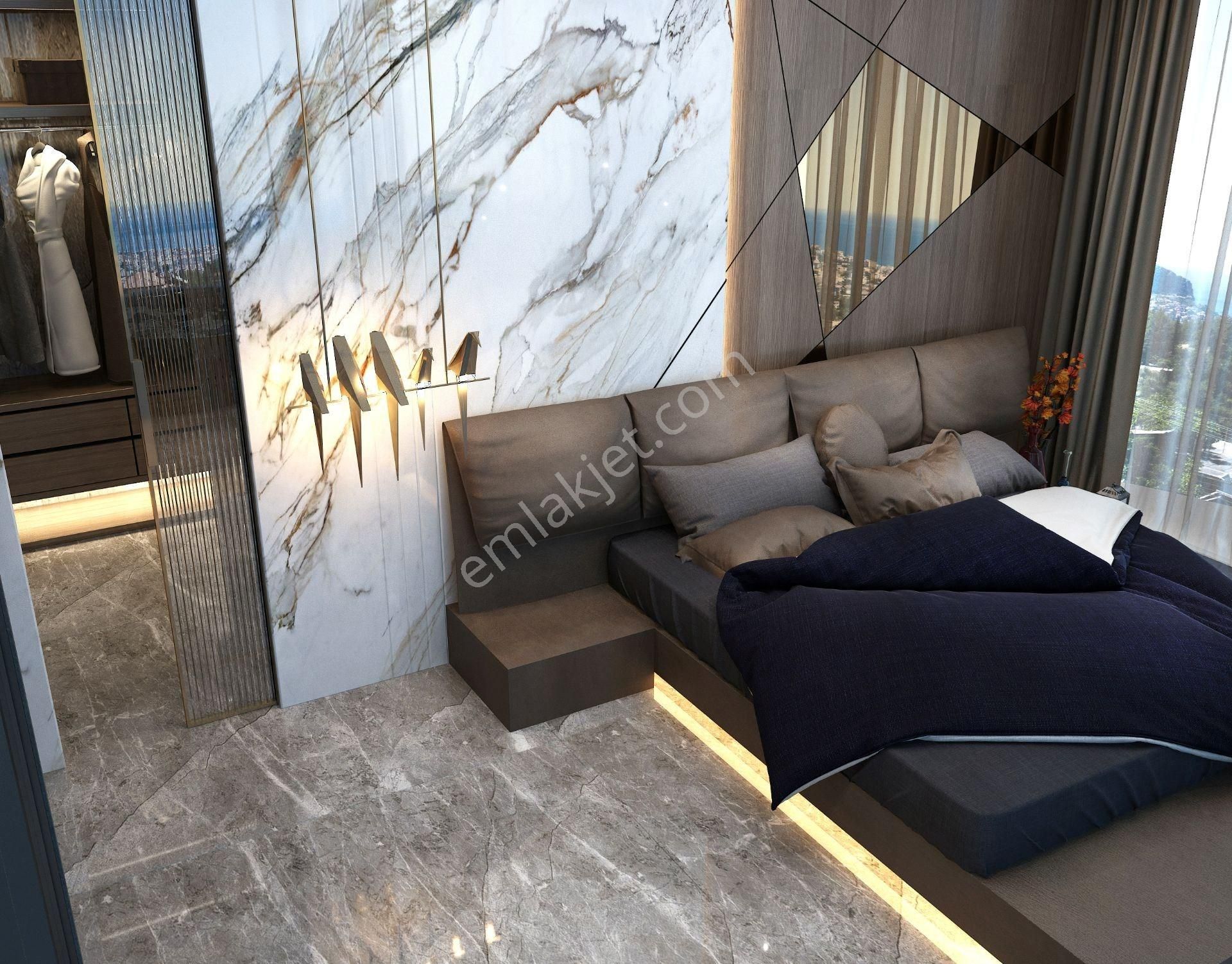 Alanya Bektaş’ta Deniz & Havuz Manzaralı Lüks 3+1 Villa - Görsel 22