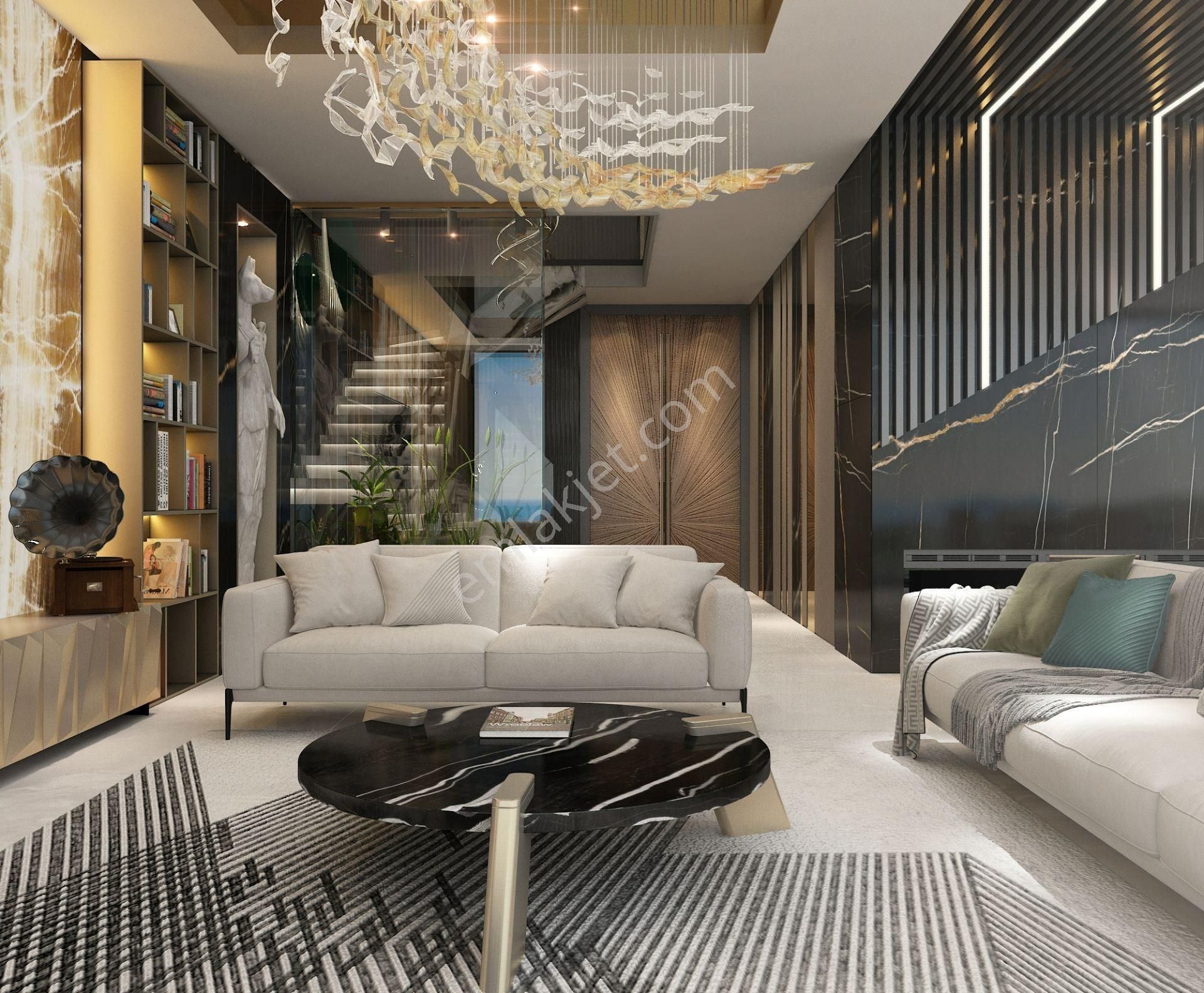 Alanya Bektaş’ta Deniz & Havuz Manzaralı Lüks 3+1 Villa - Görsel 14