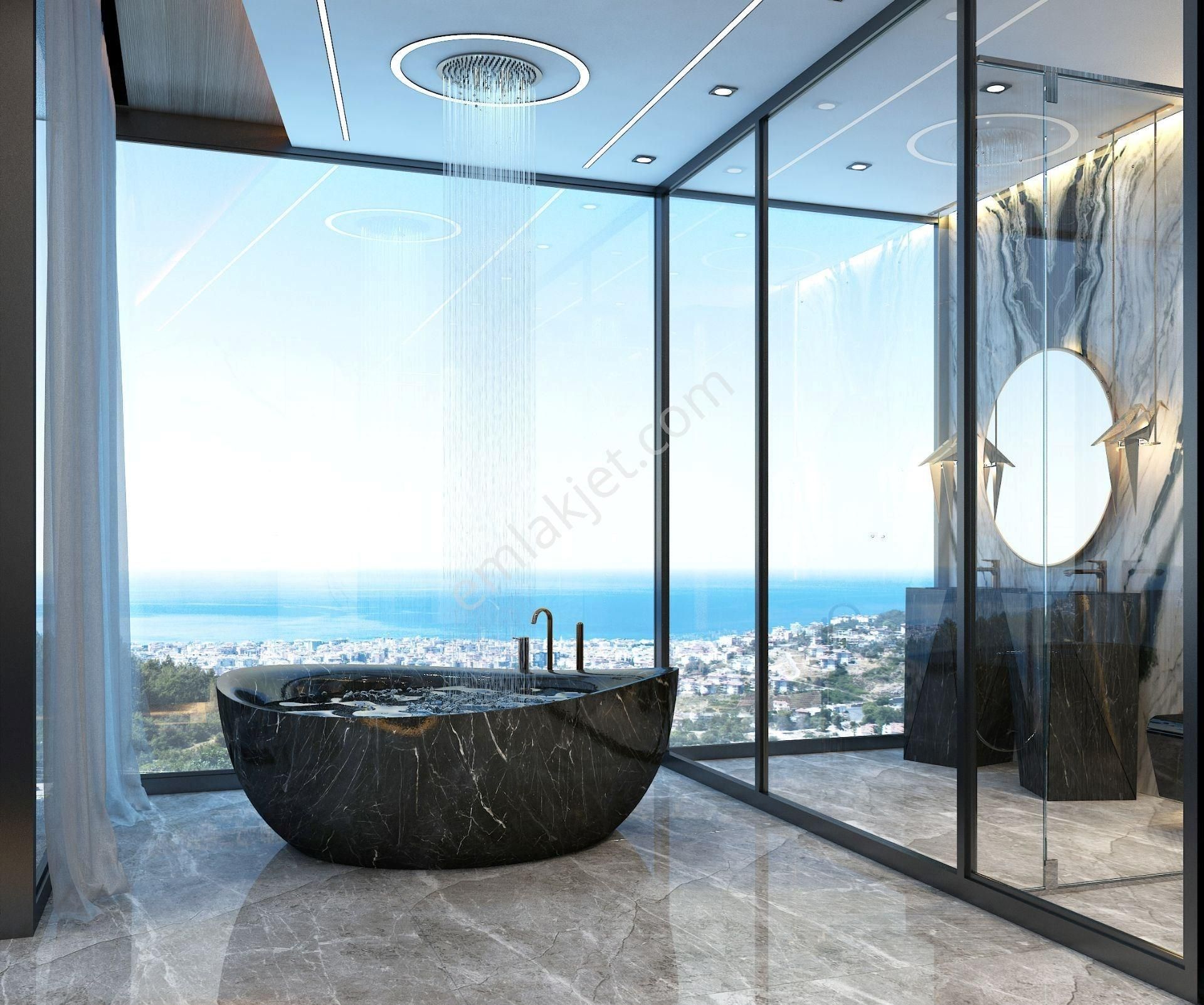 Alanya Bektaş’ta Deniz & Havuz Manzaralı Lüks 3+1 Villa - Görsel 26