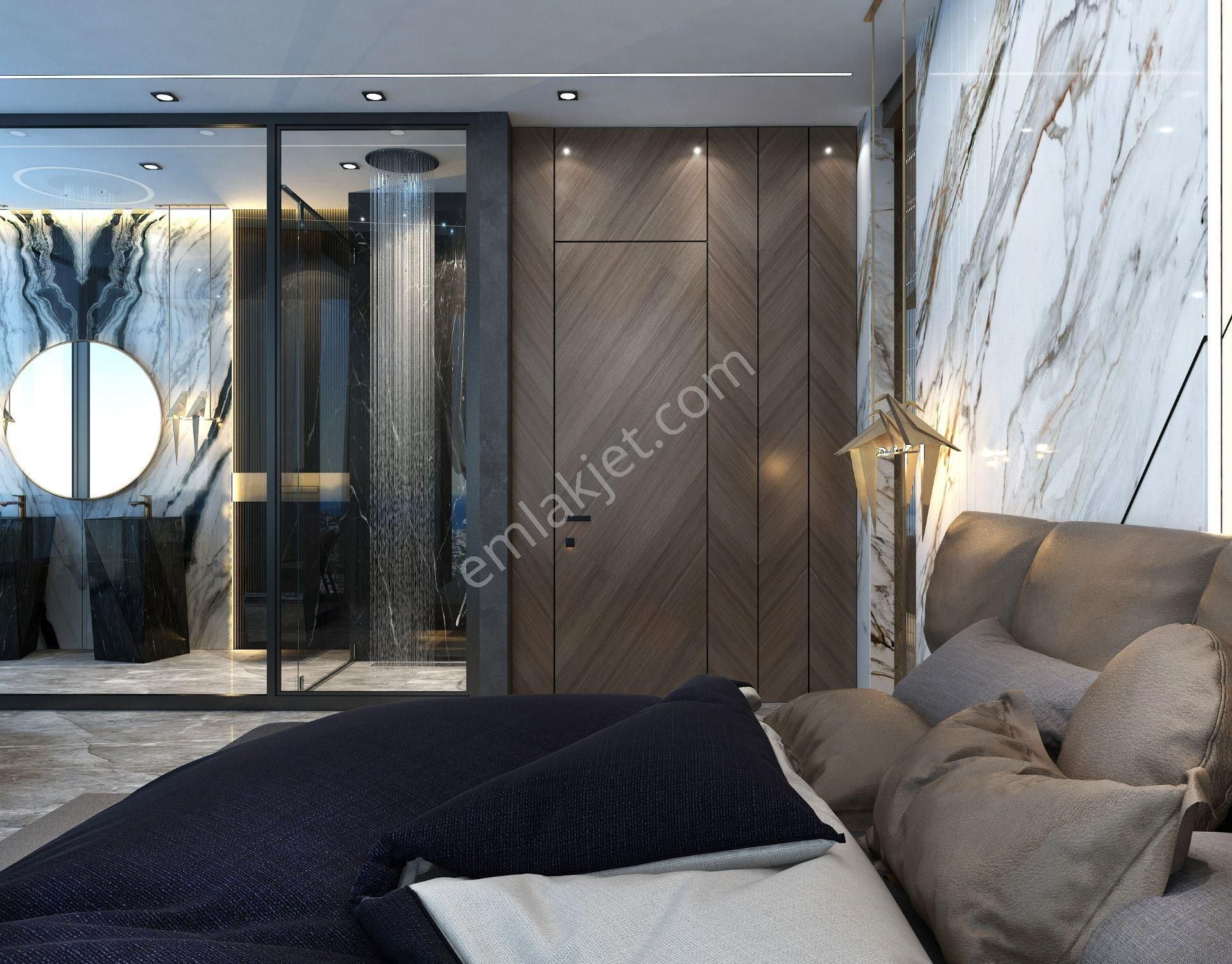 Alanya Bektaş’ta Deniz & Havuz Manzaralı Lüks 3+1 Villa - Görsel 29