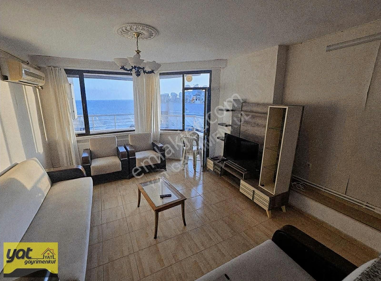 Deniz Manzaralı Full Eşyali Doğalgazli 2 +1 Site İçi - Görsel 13