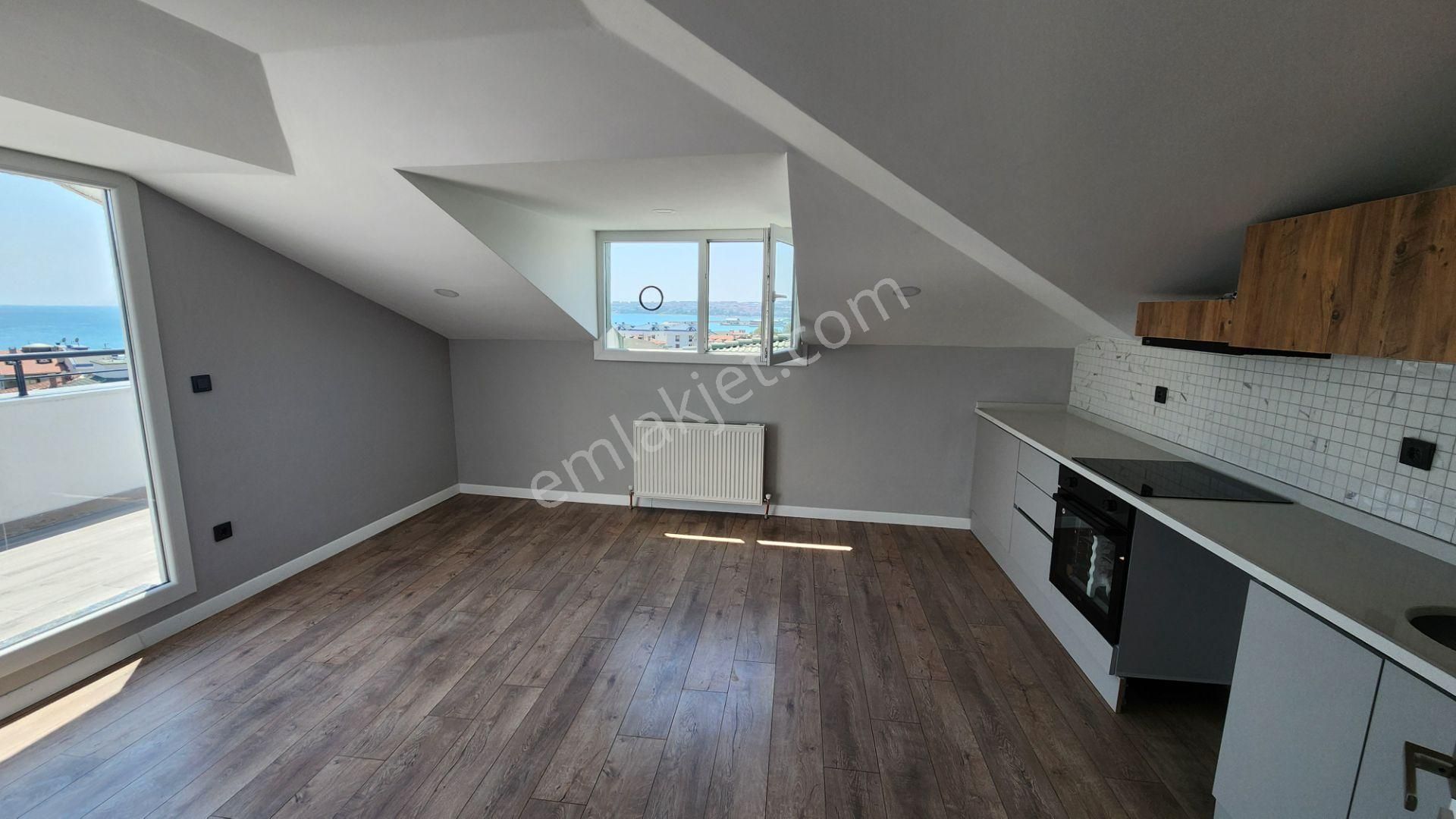 Özgün Emlaktan Sahilde Güvenlikli Sitede 6+2- Deniz Manzaralı Sıfır Lüx Dublex - Görsel 19