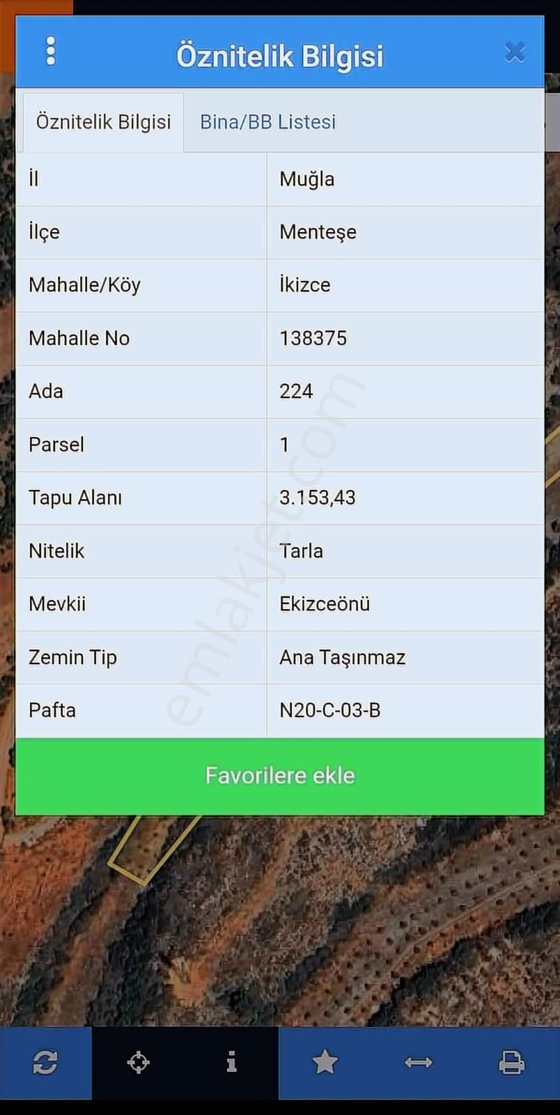 Çiğdem Emlak'tan Muğla Menteşe'de Satılık Tarla - Görsel 2